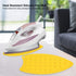 Silicone Iron Hot Protection Rest Pad Mat - Safe Surface Iron Stand Mat for Ironing (Yellow, 27 x 14 x 0.7cm)