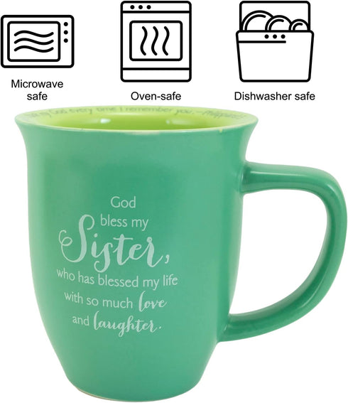 Abbey Gift Sister Ceramic Mug and Coaster Set