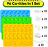 Gummy Molds Hard Candy Molds, Silicone Ocean Shapes Including Worms, Starfish, Dolphins, Pack of 3