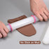 13 Inch 1.38 Inch HARFINGTON Fondant Rolling Pin x PP Plastic Non-Stick Fondant Roller Dough Roller Kitchen Decorating