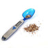 Digital Spoon Scale, Electronic Kitchen Gram Scale LCD Display Stainless Steel Food Measuring Scale with 3 Measurement Spoons for Home Kitchen, Weight from 0.1g to 500g, Unit g oz gn ct