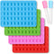 homEdge Silicone Gummy Bear Candy Molds - Set of 4 Packs Non Stick Food Grade Chocolate Gummy Mold with 2 Dropper -