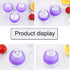 2 Pack Piping Tips, Three-Hole Converter Pastry Bag, Purple Russian Nozzle Decorating Kit for Cupcake Icing