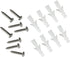 Sun Shade Parts Bungee Kit and End Cap, Weather Resistant for Coolaroo Exterior Roller Shade, Outdoor Blinds, 2 Sets