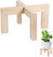 Vigordream Plant Stand, Indoor/Outdoor Wood Plant Holder, Single Flower Pot Stand, Sturdy