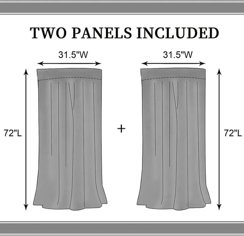 Superhero City Curtains, Comic Night Starry Skyline Cityscape Blackout Window Curtains for Boys Kids Room, 2 Panel Sets