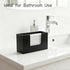 Black Pine Wood Paper Towel Dispenser, Wooden Napkin Holder, Paper Towel Holder for Bathroom, Kithchen, and Office