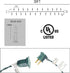 30FT 150 FUNPENY Christmas Lights, Incandescent Mini Clear String Lights, Warm White With Green Wire for Indoor Outdoor