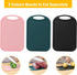 Cutting Coards for Kitchen,3 Piece Plastic Cutting Board Set, Chopping Board with Juice Grooves Carrying Handle by HMDZMR
