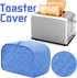 Polyester Quilted Toaster Cover, 2 Slice, Dust & Fingerprint Protection, Machine Washable, Blue, 11.5 x 8 x 8 in