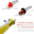 Wine Stoppers - 4 Pack Food-safe Silicone Bottle Stoppers, Reusable Corks with Airtight Seal