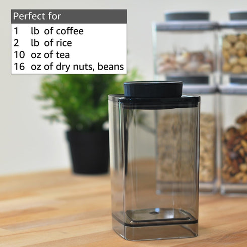 Everlock Turn&Lock Airtight Food Storage Containers for Fresh Pantry Organization, Perfect for Coffee, Flour, Cereal