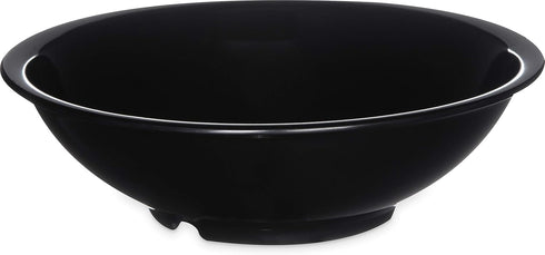 Carlisle FoodService Products 800B03 Melamine Salad Bowl, 27 oz, Black