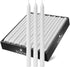 Simply Soson 10 Inch White Taper Candle Sticks - Set of 30 Dripless Tall Candles