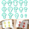 ACRNIGHEET Mushroom Clay Cutters - 15pcs 3D Clay Cutters for Polymer Clay,