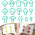ACRNIGHEET Mushroom Clay Cutters - 15pcs 3D Clay Cutters for Polymer Clay,