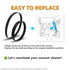 Replacement Belts for Hoover MaxLife Total Home Pet Upright Vacuum Models, Replace Parts 562289001 562932001