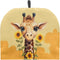 Giraffe Sunflower Print Tea Cozy, Insulated Teapot Cover for Ladies Gift, Decorative Accessory (Yellow)