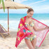 Microfiber Beach Towel Set - Oversized Large Quick Dry Soft Thin Sand Free Cute Ice Cream Design 30×60 inch Beach