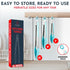 Kitchen Tongs Set of 3, 7-Inch, 9-Inch, 12-Inch, Silicone Tips, Heat Resistant
