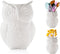 Comfify Owl Utensil Holder, Decorative Ceramic Cookware Crock & Organizer in White - Perfect Kitchen Décor Gift