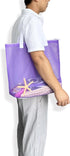 4-Pack Cute Mesh Beach Tote Bags with Drawstring
