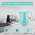 Electric Kettle (BPA Free), Double Wall Water Boiler Heater, 1.5L Stainless Steel Coffee Pot