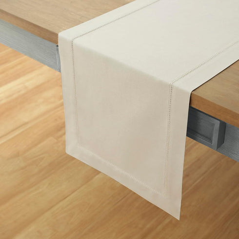 36 Inches 14 36 Inch Summer, Solino Home Linen Hemstitch Table Runner - Cotton Linen Small Table Runner x Ideal
