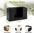 Hilislog Countertop Counter Wooden Paper Towel Dispenser Paper Towel Holder for Bathroom Black Napkin Holder Kitchen