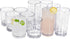 REALWAY Plastic Cups Reusable - Unbreakable Drinking Glasses, BPA Free Dishwasher Safe Drinkware for Kitchen Use