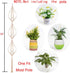 ELANE 2PCS 3-Tier 70" Macrame Plant Hangers Basket Plant Hanger Indoor Outdoor Hanging Plant Holder for Stand Flower