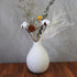 Snow Inspired Flower Vase, Ceramic Vases, White Vases, Minimalist Design for Elegant Home Decor for Coffee Table