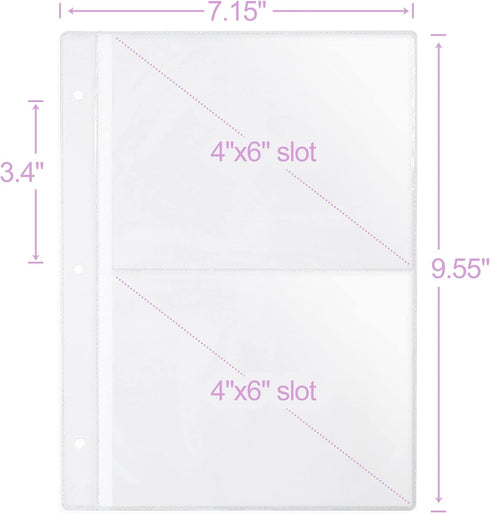 LotFancy 15 Recipe Cards Protectors and 5 Dividers, 18 Labels, Recipe Binder Refills, Sheet Sleeves and Tabbed Dividers, 2 Slots per Page by LotFancy