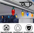 Decor(Pack 60, Upgraded String Light Siding Clips Sliding Hooks Light Hanging Hooks Outdoor Weatherproof Plastic Clips