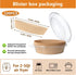 Air Fryer Liner Round, 100PCS Disposable Liners, 6.3 inch for 2 to 4.9Qt Air Fryer, Unbleached Non-stick Parchment Paper