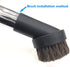 SCStyle 1.25 Inch Round Soft Mixed Horse Hair Vacuum Cleaner Dust Brush, 1Pcs