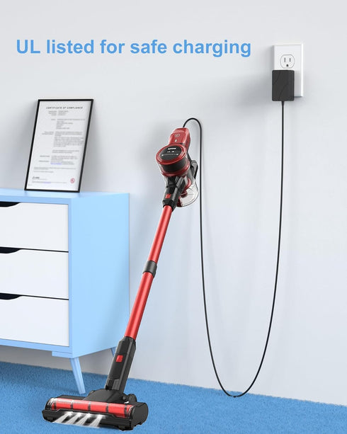 Vauucm Charger Compatible with VacLife VL732 Cordless Vacuum Cleaner, Replacement Power Cord