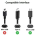 Portable Blender USB Charging Cable - 3.3FT Charger Cord for Personal Size Smoothie Blender. Compatible & Convenient!