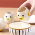 Cartoon Egg Separator Mini Egg White and Yolk Separator Practical and Simple Ceramic Egg Separator Suitable for Kitchen