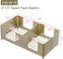 Countertop 5'' MyGift Disposable Napkin and Drink Coaster Holder, Modern Brass Tone Metal Bar or Coffee Table Guest