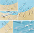 25pcs 55mm H&D HYALINE & DORA Crystal Replacement Clear Chandelier Icicle Prisms with Octagon Crystal Bead for Lamp