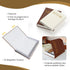 Set 2 Aesthetic Decorative Books - of Linen Fake/Faux Books Enhance Your Coffee Table, Living Room, Bookshelf, Bedside