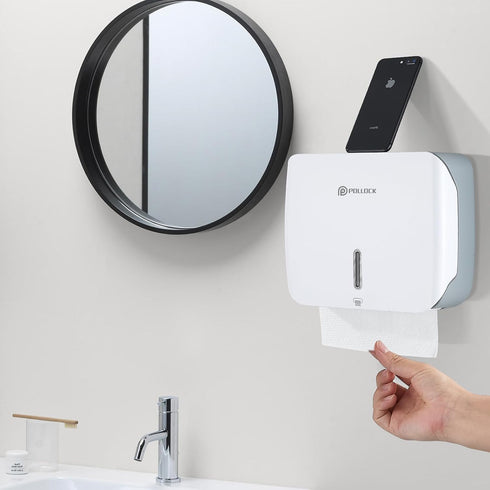 Dispenser,Commercial 200 Paper Towel Holder Dispenser Wall Mount,Multifold/Trifold/C Fold Hand Towel Paper Towel