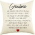 Ogiselestyle Grandma Gifts Pillow Covers 18x18 Inch, Decorative Home Throw Pillow Case,