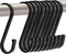 GAViA S Hooks - Matte Black S Shaped Hooks Heavy Duty for Hanging Pots and Pans, Plants, Coffee Cups, Coats, Bags,