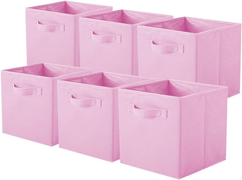 ShellKingdom Storage Bins - Foldable Fabric Storage Cubes and Cloth Storage Organizer Drawer for Closet and Toys