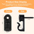 Dapute 50 Pack Hooks for Outdoor String Lights, Christmas Light Clips bulk with Screw, Weatherproof Light Hanger Hooks