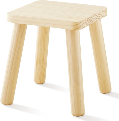 Beright Wooden Step Stool for Kids, Children's Stool fit with Sensory Table,