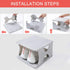 6-Tier Shoe Rack, Stackable Storage Organizer for Bedroom Entry, Adjustable Rack, Shoe Slots Shelf, Easy Tower Rack