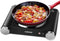 Cusimax Electric Hot Plate Burner, Single Burner Cast Iron Portable 1500W with Adjustable Temperature Control